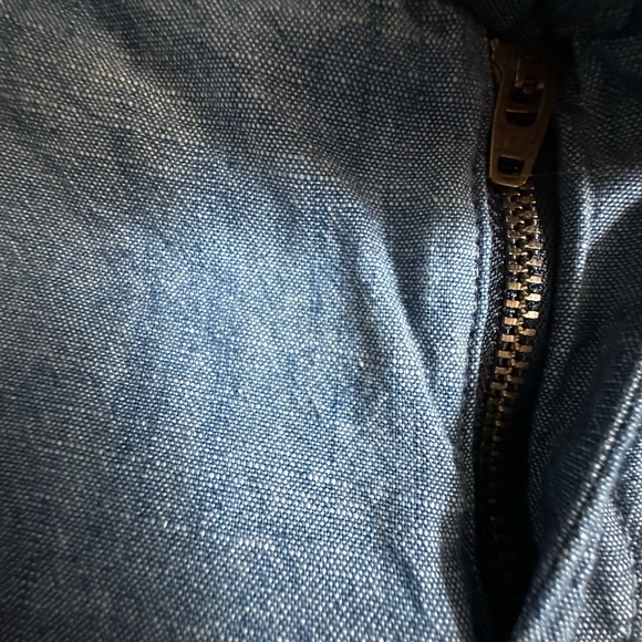 J. Crew Chambray Bermuda Shorts Flat Front Blue Women Size 0. - Picture 15 of 16